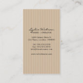 Carte De Visite Le gâteau fait sur commande saute la boulangerie (Dos)