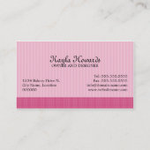 Carte De Visite Le gâteau saute des desserts (Dos)