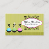 Carte De Visite Le gâteau saute des desserts (Devant)