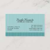 Carte De Visite Le gâteau saute des desserts (Dos)