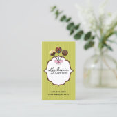 Carte De Visite Le gâteau saute la boulangerie (Debout devant)