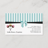 Carte De Visite Le gâteau saute la boulangerie (Dos)