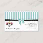 Carte De Visite Le gâteau saute la boulangerie (Dos)