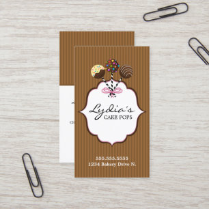 Carte De Visite Le gâteau saute la boulangerie