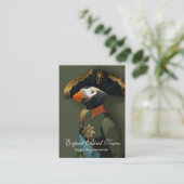 Carte De Visite Le général de macareux tufté - guide d'oiseau (Debout devant)