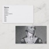 Carte De Visite Le Général principal Thomas Sumter (1734-1832) a (Devant / Derrière)