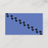 Carte De Visite Le goélette nain nigérian aux yeux bleus (Dos)