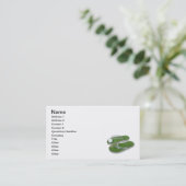 Carte De Visite Le golf chausse la pièce en t de boule (Debout devant)