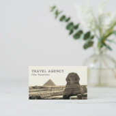 Carte De Visite Le Grand Sphinx De Gizeh, Egypte, Agent De Voyage (Debout devant)