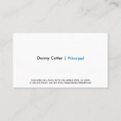 Carte De Visite Le groupe Westly (Dos)