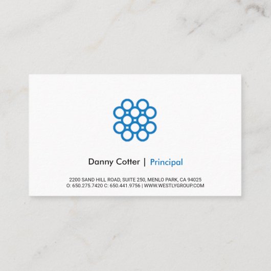 Carte De Visite Le groupe Westly (Dos)