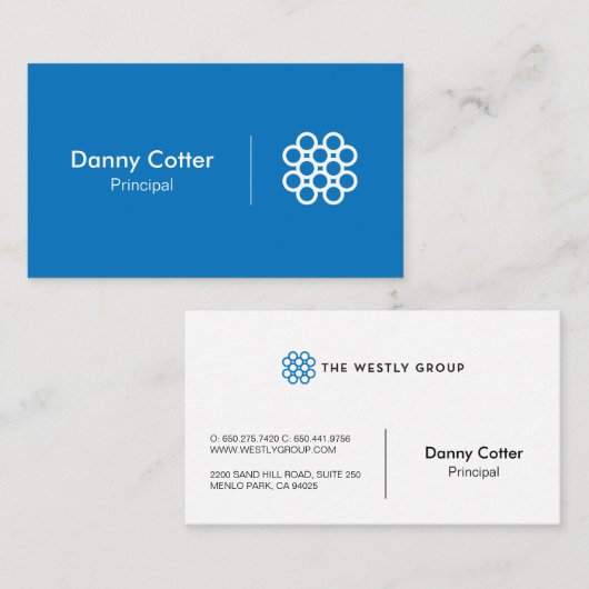 Carte De Visite Le groupe Westly | Logos (Devant / Derrière)