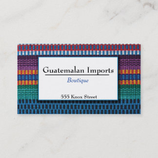 Carte De Visite Le Guatémaltèque importe la boutique