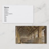 Carte De Visite Le Hall de l'université de trinité, Cambridge, de (Devant / Derrière)
