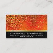 Carte De Visite Le houblon et l'orge | Brasserie (Dos)