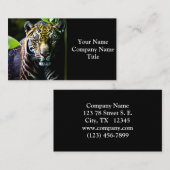 Carte De Visite Le Jaguar - Prédateur de la jungle de feu (Devant / Derrière)