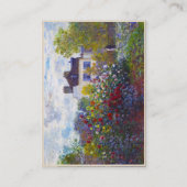 Carte De Visite Le jardin de Monet à Argenteuil Claude Monet (Dos)