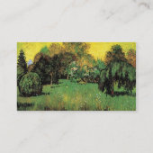 Carte De Visite Le jardin des poètes par Vincent van Gogh. (Dos)