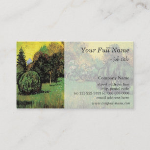 Carte De Visite Le jardin du poète, Vincent van Gogh.