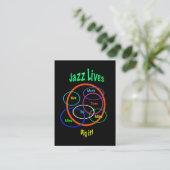 Carte De Visite Le jazz vit ATC (Debout devant)