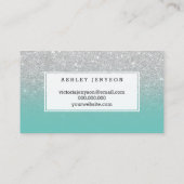 Carte De Visite Le jet bronze la sarcelle d'hiver de lumière de (Dos)