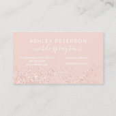 Carte De Visite Le jet bronze le manuscrit les parties (Dos)