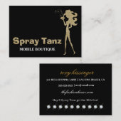 Carte De Visite Le jet de 311 cow-girls se bronze (Devant / Derrière)