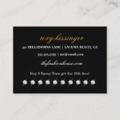 Carte De Visite Le jet de 311 cow-girls se bronze (Dos)