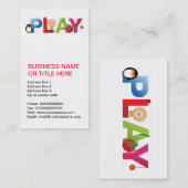 Carte De Visite le jeu de mot (Devant / Derrière)