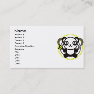 Carte De Visite Le jouet bourré du panda