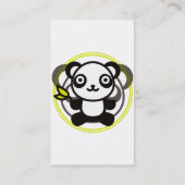 Carte De Visite Le jouet bourré du panda (Dos)