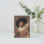 Carte De Visite Le joyeux buveur (Debout devant)