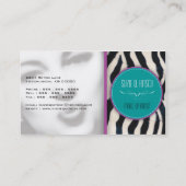 Carte De Visite Le kitsch Bitsch : Rétro fille de charme (Dos)