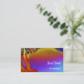 Carte De Visite Le lac Balaton de nuit (Debout devant)