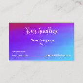 Carte De Visite Le lac Balaton de nuit (Dos)