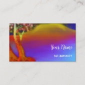 Carte De Visite Le lac Balaton de nuit (Devant)