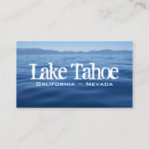 Carte De Visite Le lac Tahoe