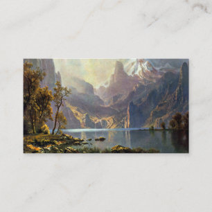 Carte De Visite Le lac Tahoe peignant l'art du Nevada par Albert
