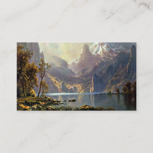 Carte De Visite Le lac Tahoe peignant l'art du Nevada par Albert (Devant)