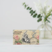 Carte De Visite Le lapin blanc Alice au pays des merveilles (Debout devant)