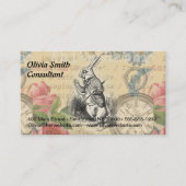Carte De Visite Le lapin blanc Alice au pays des merveilles (Devant)