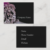 Carte De Visite Le lion (Devant / Derrière)