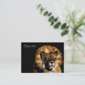 Carte De Visite Le lion dort (Debout devant)