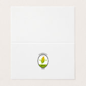 Carte De Visite Le maïs me rend heureux (Extérieur déplié)