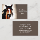 Carte De Visite Le Majestic Mustang - L'Esprit De Liberté (Devant / Derrière)