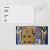 Carte De Visite Le manteau de Medici-Lorena des bras, c.1638 (dur (Devant / Derrière)