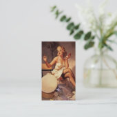 Carte De Visite Le maquillage, c'est la beauté (Debout devant)