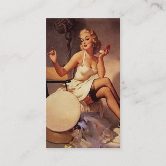 Carte De Visite Le maquillage, c'est la beauté (Devant)