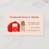 Carte De Visite Le marché agricole (Devant)