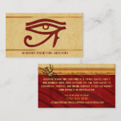 Carte De Visite Le marché égyptien 3D de la publicité optique (Devant / Derrière)